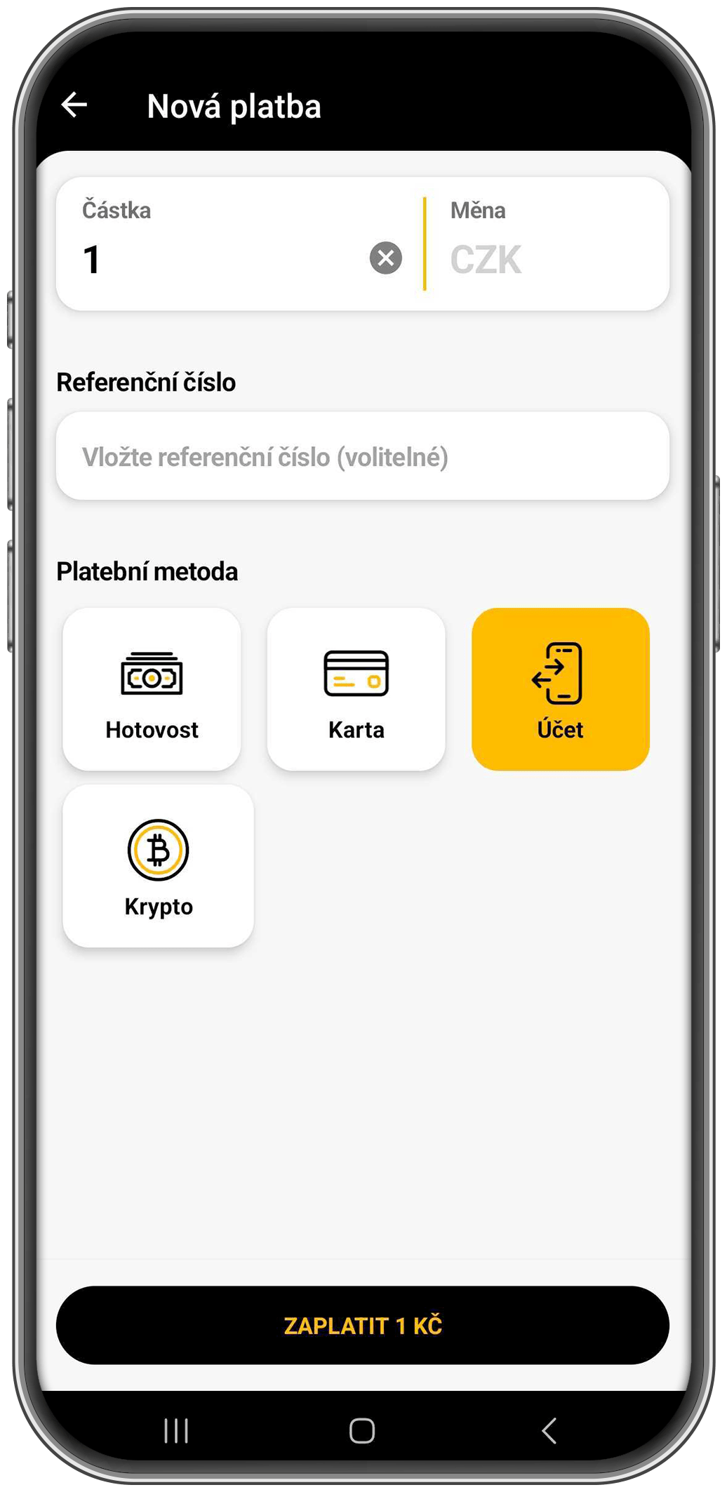 qr kód pro platbu