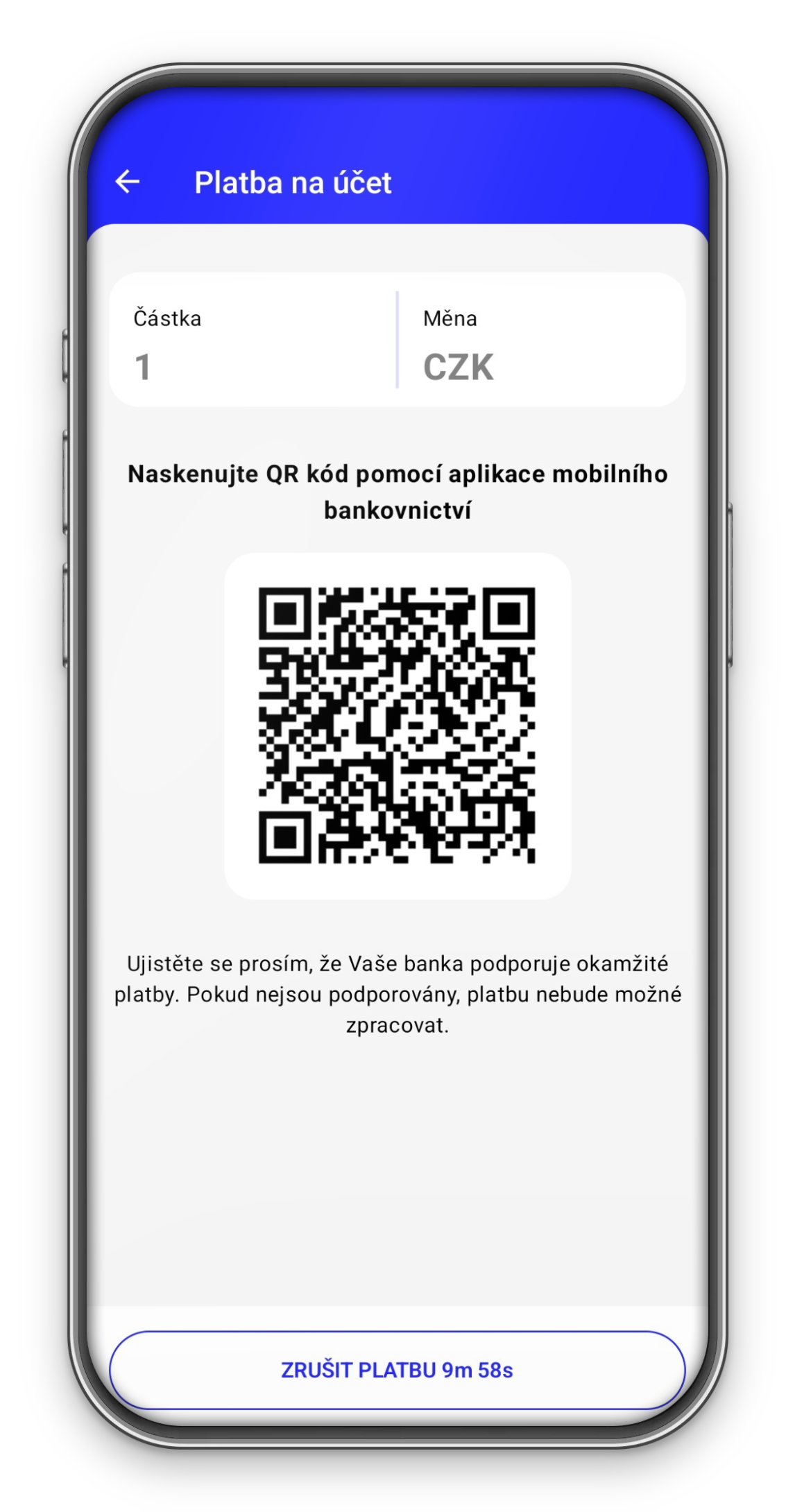QR platby
